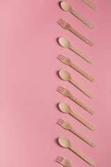 the Montessory method of education, top view photo. authentic material for game