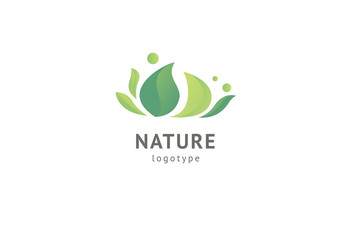 Abstract nature logo icon vector design. Healthy eco food, ecology, spa, business, diet , yoga, Environment day vector logo. Editable Design. Fitness web icon.