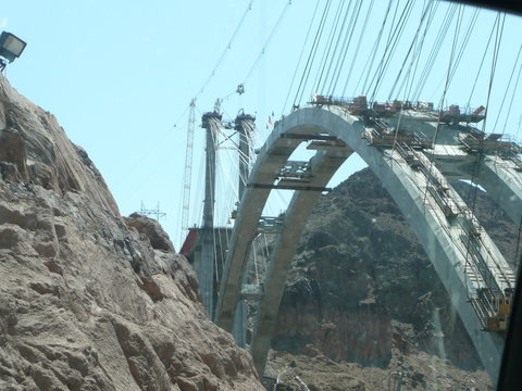 Brücke im Bau