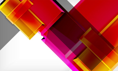 Colorful square and rectangle blocks background