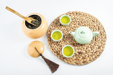 Chinese tea ceremony Tieguanyin tea and tea