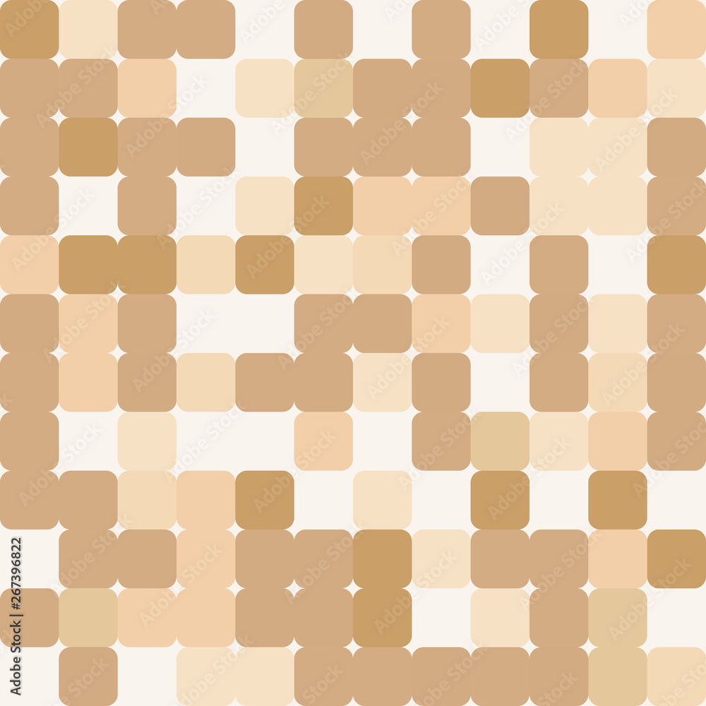 Poster geometric shapes background. squares mosaic seamless pattern . vector geometric background.