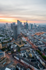 Fototapeta na wymiar Frankfurt Skyline 2018 