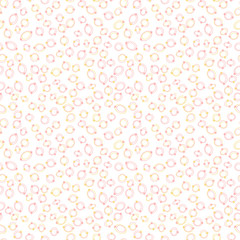 Simple circle shapes background. Vector geometric abstract seamless pattern.