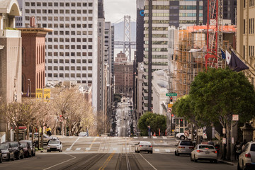 Fototapeta premium California Street horizontal detail