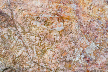 Rock texture and surface background. Cracked and weathered natural stone background.
