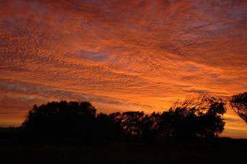 Fototapeta na wymiar Outback sunset