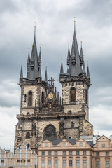 Fototapeta premium Church of Our Lady Tyn in old town Prague