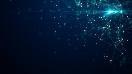 Teahnology abstract background concept.