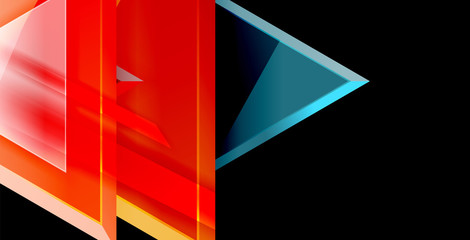 Triangle abstract background