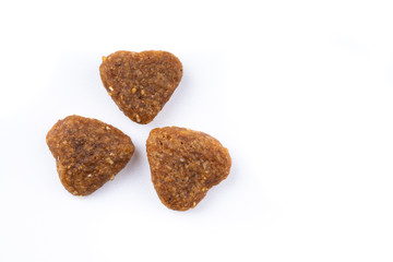 cat food on white background