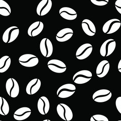 Coffee seamless vector pattern for Cup mug, restaurant or cafe menu design. 