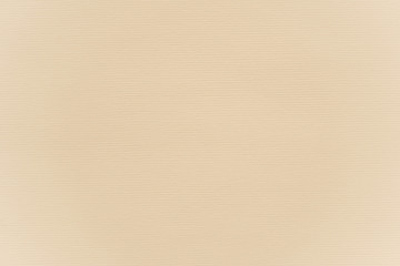 Abstract beige striped paper texture background or backdrop. Empty note page or parchment sheet for decorative design element. Simple light brown textured surface for journal template presentation.