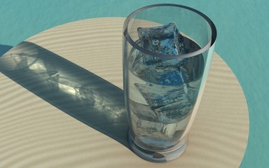 グラスと氷１