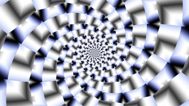 Endless spinning futuristic Spiral. Seamless looping footage. Abstract helix.