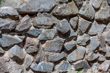 Naturstein Mauer Wand aus Stein