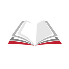 Vector logo book and bookstore