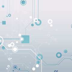 circuit board  electronic hardware future technological concept  hi-tech computer digital technology background copy space  vector illustration 