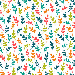 Simple colorful cute pattern, vector illustration