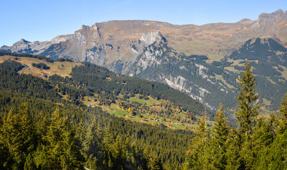 Mountainscape of Grindelwald, Switzerland