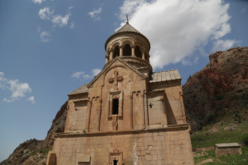 Fototapeta na wymiar in armenia noravank the old monastery