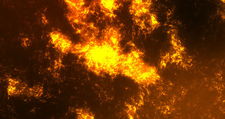 Fototapeta na wymiar Hot Lava Lake Volcano Texture Abstract Background