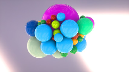 Colorful abstract background illustration