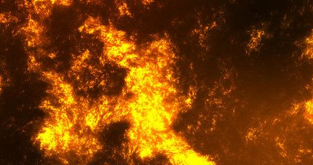 Hot Lava Lake Volcano Texture Abstract Background