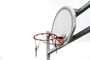 basketball hoop with free space