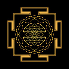 hinduism yantra sacred geometry mandala.