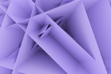 Obraz premium Background abstract CGI, random geometric backdrop for design, graphic resource. 3D render.