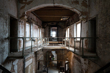 Altes verlassenes Gefängnis in Philadelphia