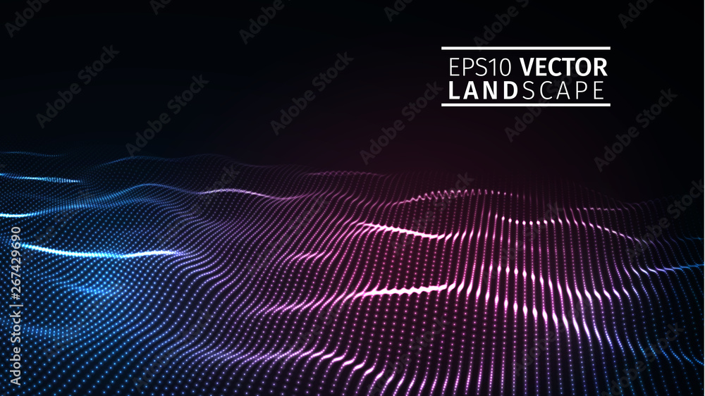 Poster eps 10. blockchain technology background. cryptocurrency fintech block chain network and programming