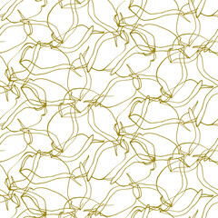 Fototapeta na wymiar Flowers pattern vector. Floral seamless background with stylized hand drawn flowers and leaves.
