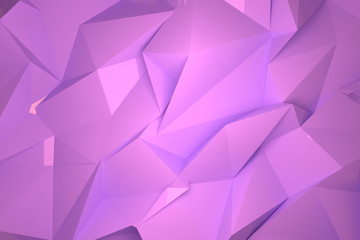 Fototapeta premium Decorative, illustrations CGI, random geometric backdrop, for design texture background. 3D render.