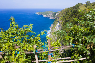 Kelingking beach on the island of Nusa Penida in Indonesia