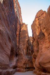 Fototapeta premium Petra canyon Jordan.