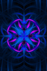 Fantastic illustration. Abstract art. Screensaver