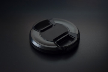 photography - black lens cap clean