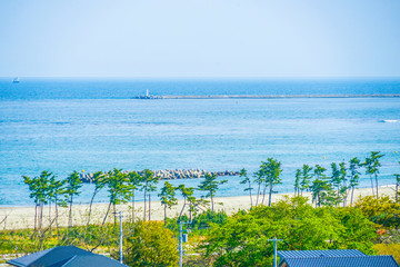 Fototapeta na wymiar 宮城県・七ヶ浜町の風景