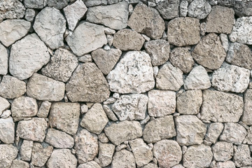 Gray white raw stones background. Natural environmental material.