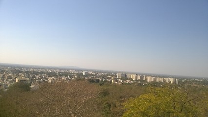 Fototapeta na wymiar Junagadh City View from Uparcoat