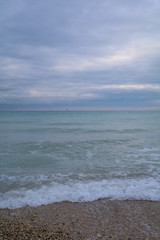 sea and sky,wave,nature, clouds, horizon, seascape