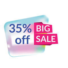Vector Sale tags set. Discount price offer. Engraved ink art. Isolated percent sticker illustration element.
