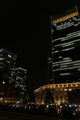 Fototapeta na wymiar TOKYO MARUNOCHI NIGHT