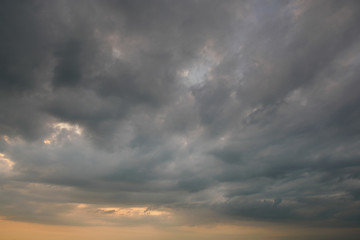 Storm cloud & rainy weather background