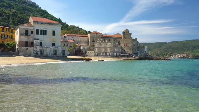 The beautiful village of Santa Maria di Castellabate, Cilento, Campania, southern Italy.