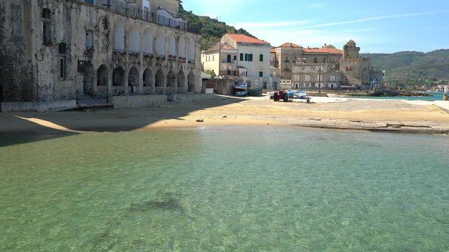 The beautiful village of Santa Maria di Castellabate, Cilento, Campania, southern Italy.