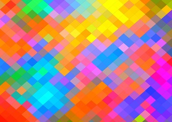 color block pixel style colorful illustration background