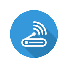 Vector illustration icon for modem